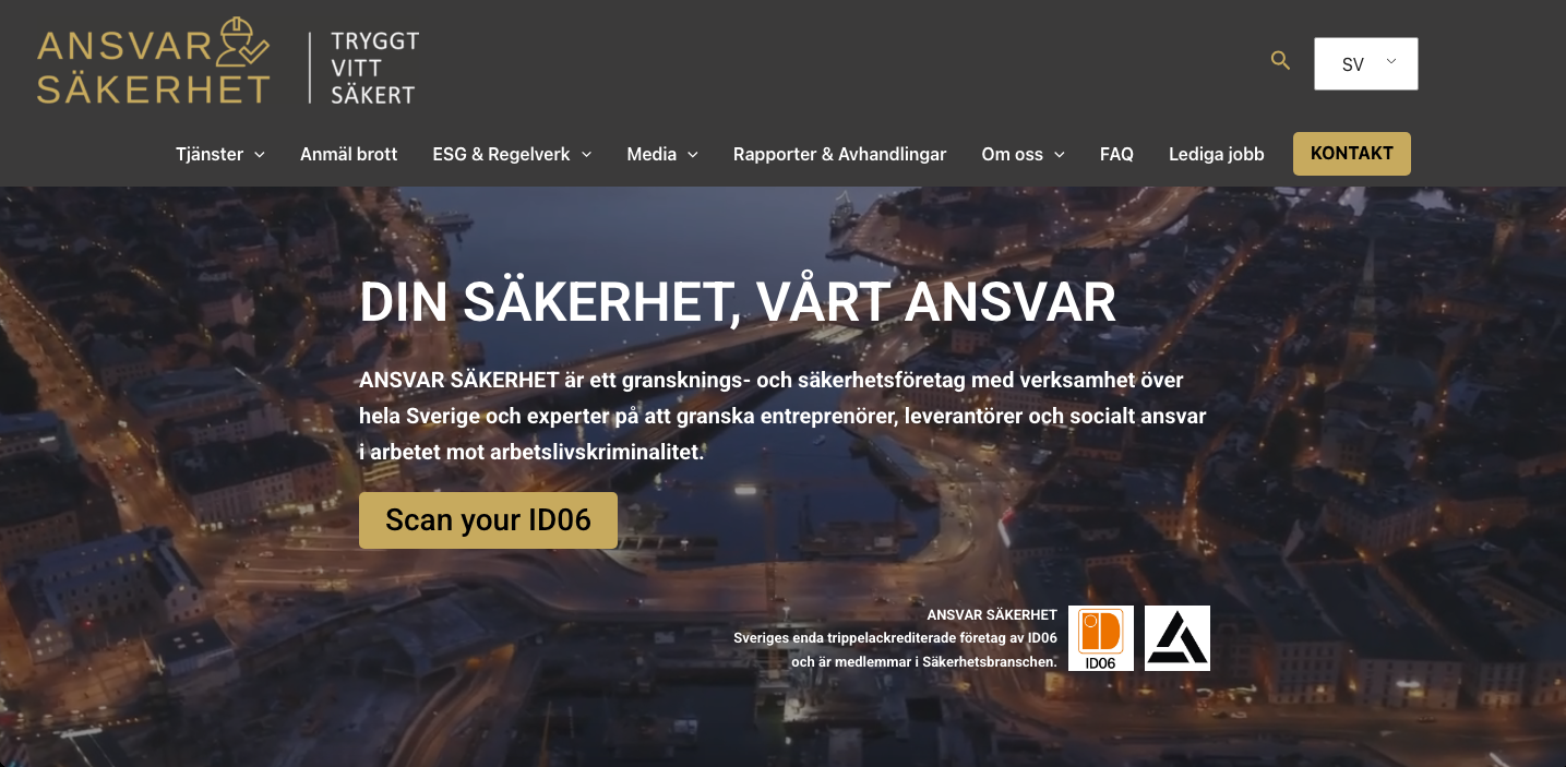 Ansvar Säkerhet – LIA VT25